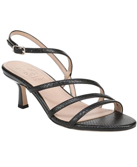 Женские сандалии 27 EDIT Naturalizer Tiffi Slingback, цвет: Чёрный змеиный с принтом