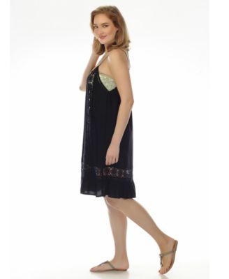 Women's Eyelet Lace Dress Cover-Up