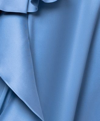 Plus Size A-Line Asymmetrical Neck Ball Gown