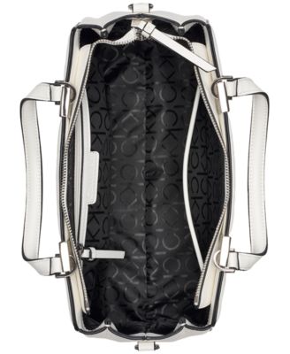 Medium Jean Zipper Satchel Bag