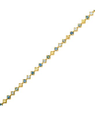 Sapphire (3 ct. t.w.) Bracelet in 14k Honey Gold