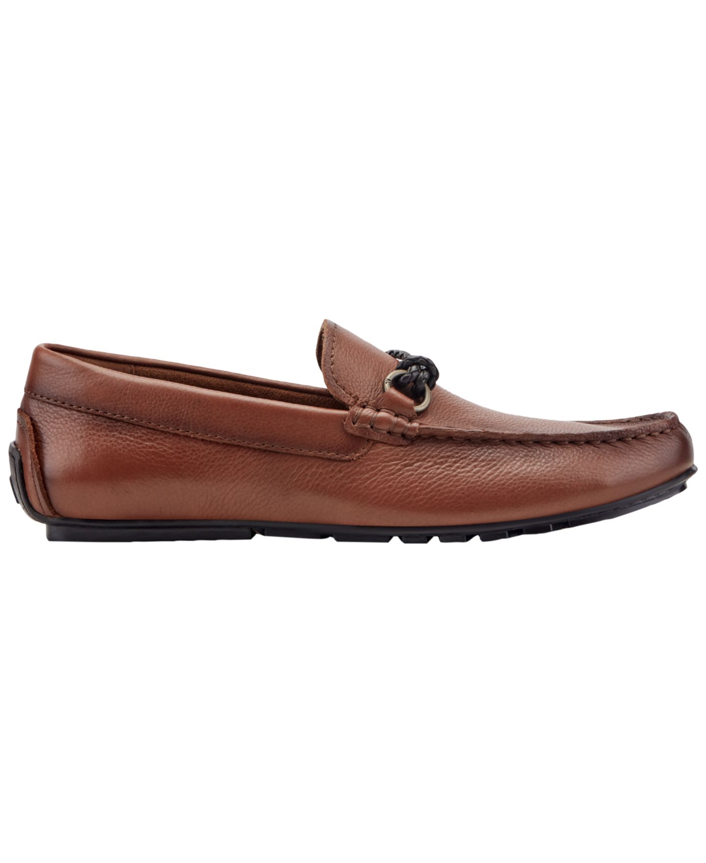 Мужские туфли Kenneth Cole New York Dominic Casual Slip-On Driving, цвет: Коньячный кожаный — фото 2