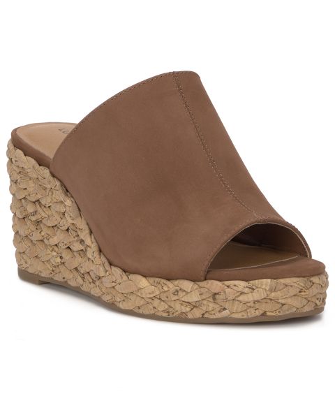 Женские сандалии Lucky Brand Cabriah Platform Wedge Heel, цвет: Ореховый замшевый