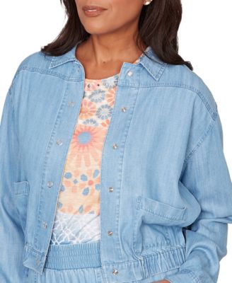 Petite Beachcomber Casual Elastic Shirt Jacket