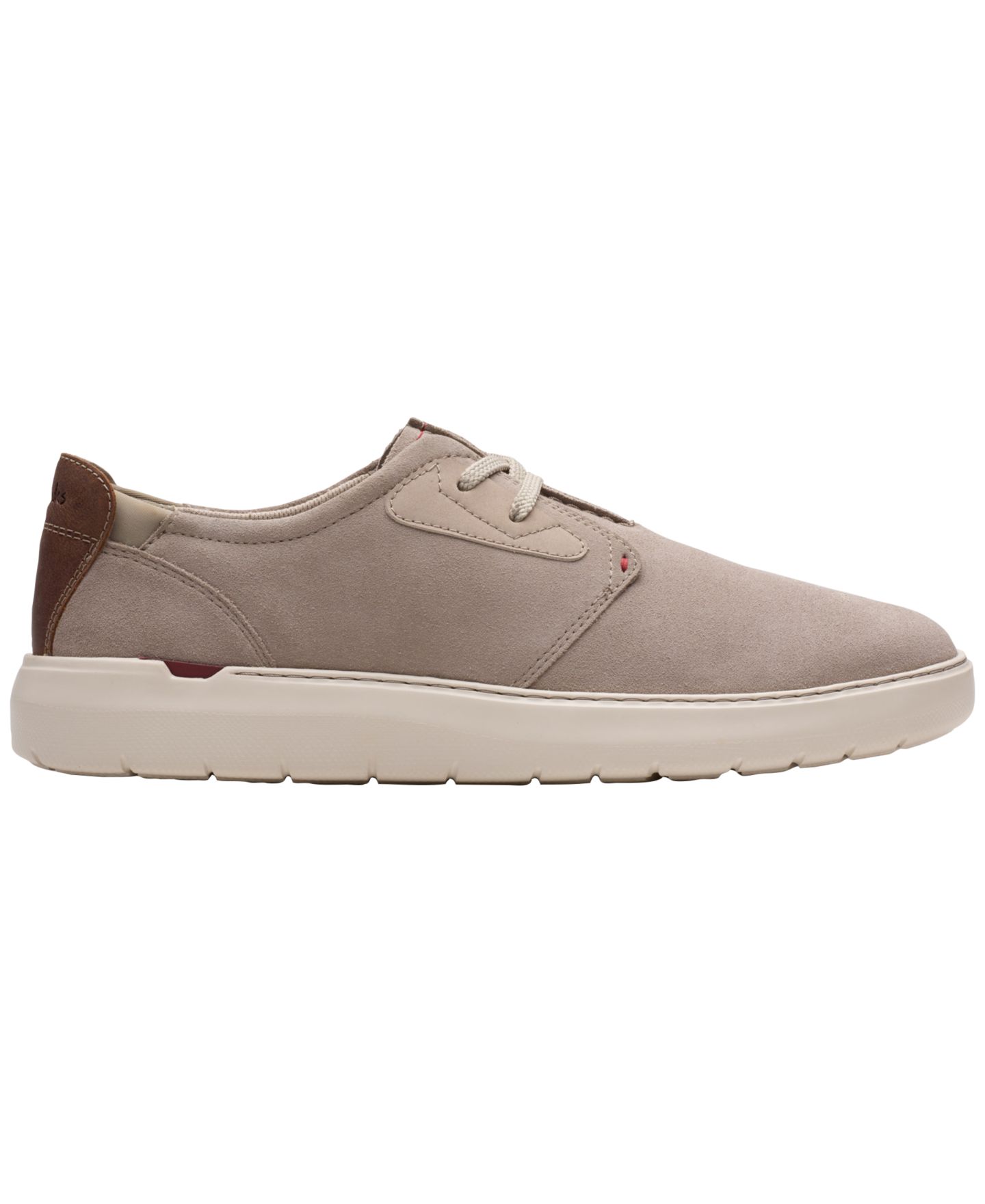 Мужские кроссовки Clarks Flexwell Tie Lace-Up, цвет: Серый замшевый — фото 2