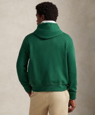 Men's Bear Print Fleece Hoodie