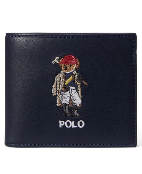 Мужские Polo Ralph Lauren Men's Bear Print Billfold Wallet
