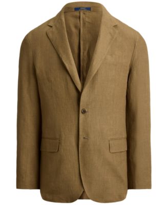 Men's Polo Soft Modern Linen Suit Jacket