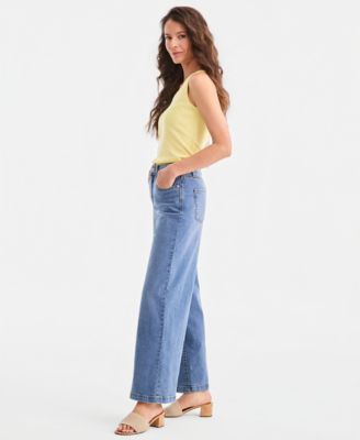Women's High-Rise Wide-Leg Jeans
