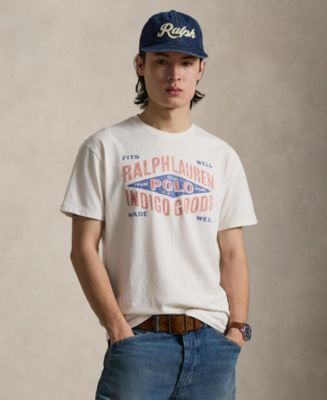 Polo Ralph Lauren Men's Classic-Fit Jersey Graphic T-Shirt - Macy's