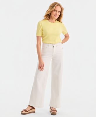 Women's High-Rise Wide-Leg Jeans