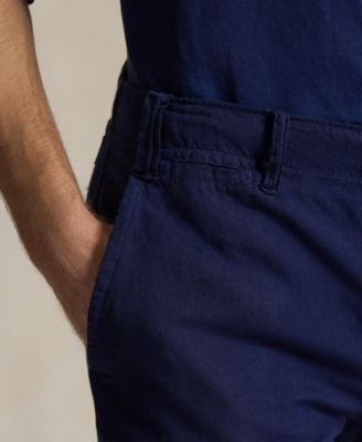 Men's 8.5" Straight-Fit Linen Cotton Chino Shorts