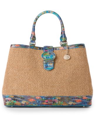 Denise Extra-Large Raffia Carryall Tote Bag