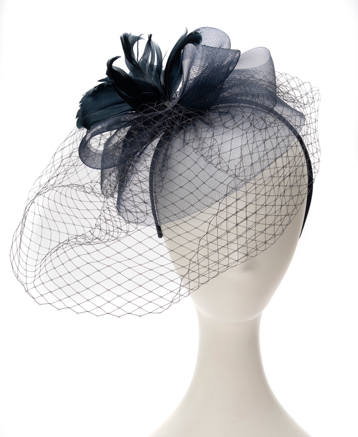 August Hats Multi Net Fascinator Hat