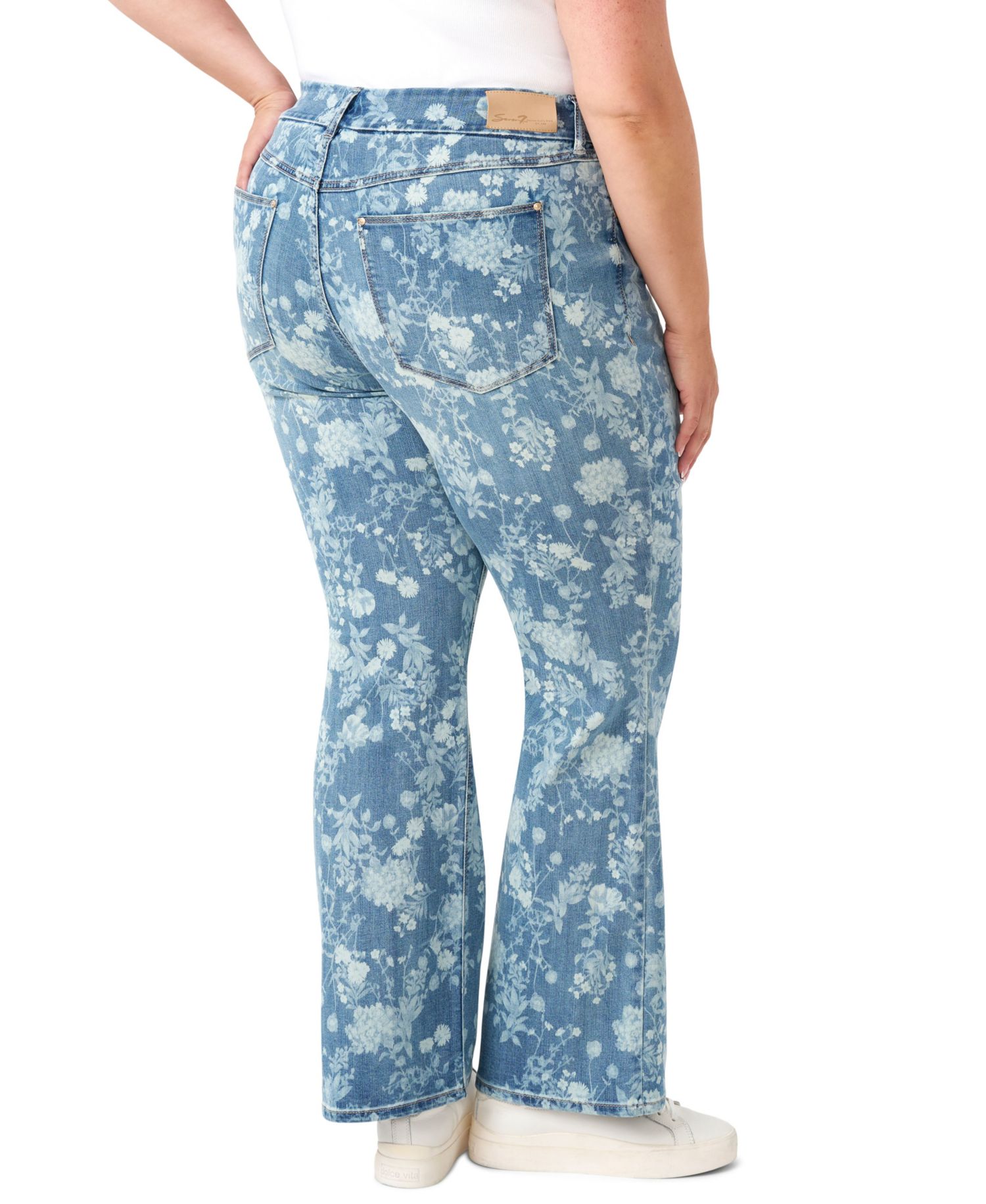 Plus Size Tummyless Bootcut Jeans