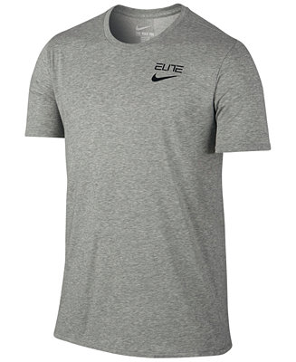 Nike Men's Elite Back-Stripe Dri-FIT Basketball T-Shirt - Macy's