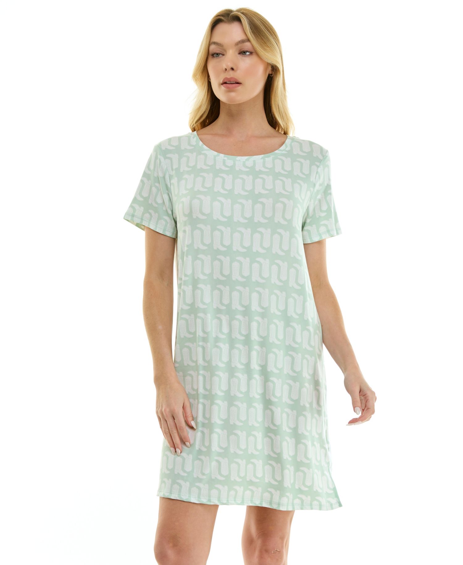 Women's Short-Sleeve Sleep Shirt