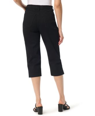 Women's Amanda Printed Slit Capri Jeans