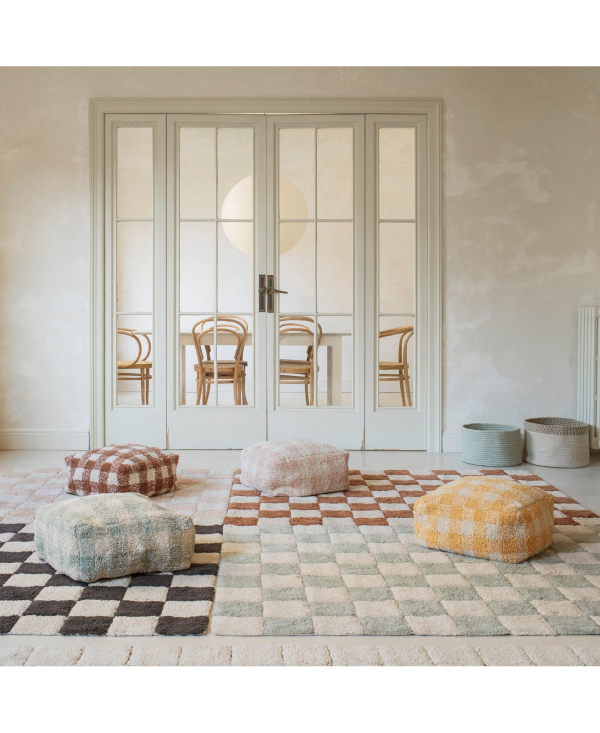 Lorena Canals Pouf Vichy Honey Pillow