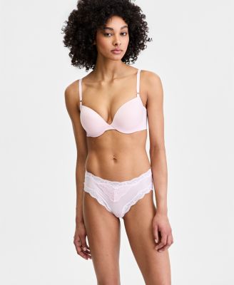 Women's Smoothing Tailored Push-Up Bra & Everyday Pretty Cheeky Hipster Underwear