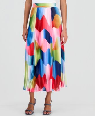 Women's Pleated Midi Skirt