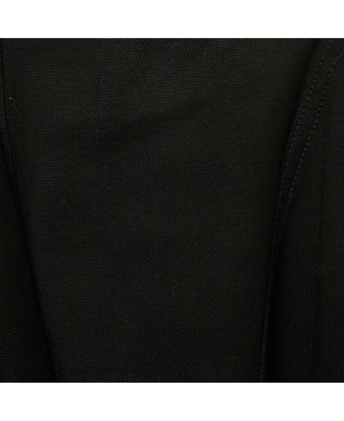 Pre-Owned Versace Women's Pre-Owned Versus Versace Black Distressed Denim Button Detail Jacket