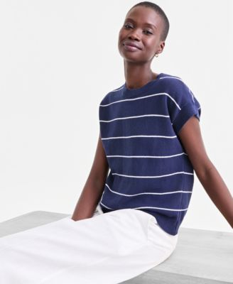 Women's Striped Crewneck Sweater