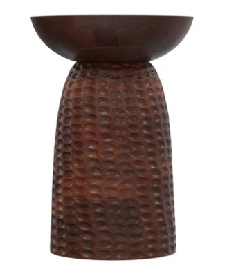 Boyd 16" Mango Wood Solid Tall Accent Table