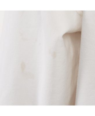 Women's White Logo Print Cotton Knit Zip-Up Hoodie Jacket