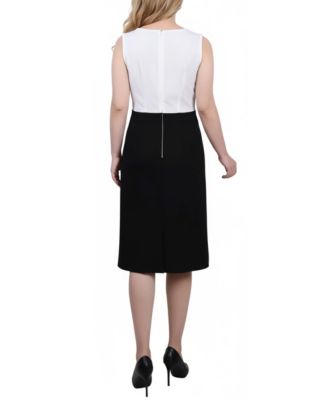 Petite 3/4 Sleeve 2 Piece Dress Set