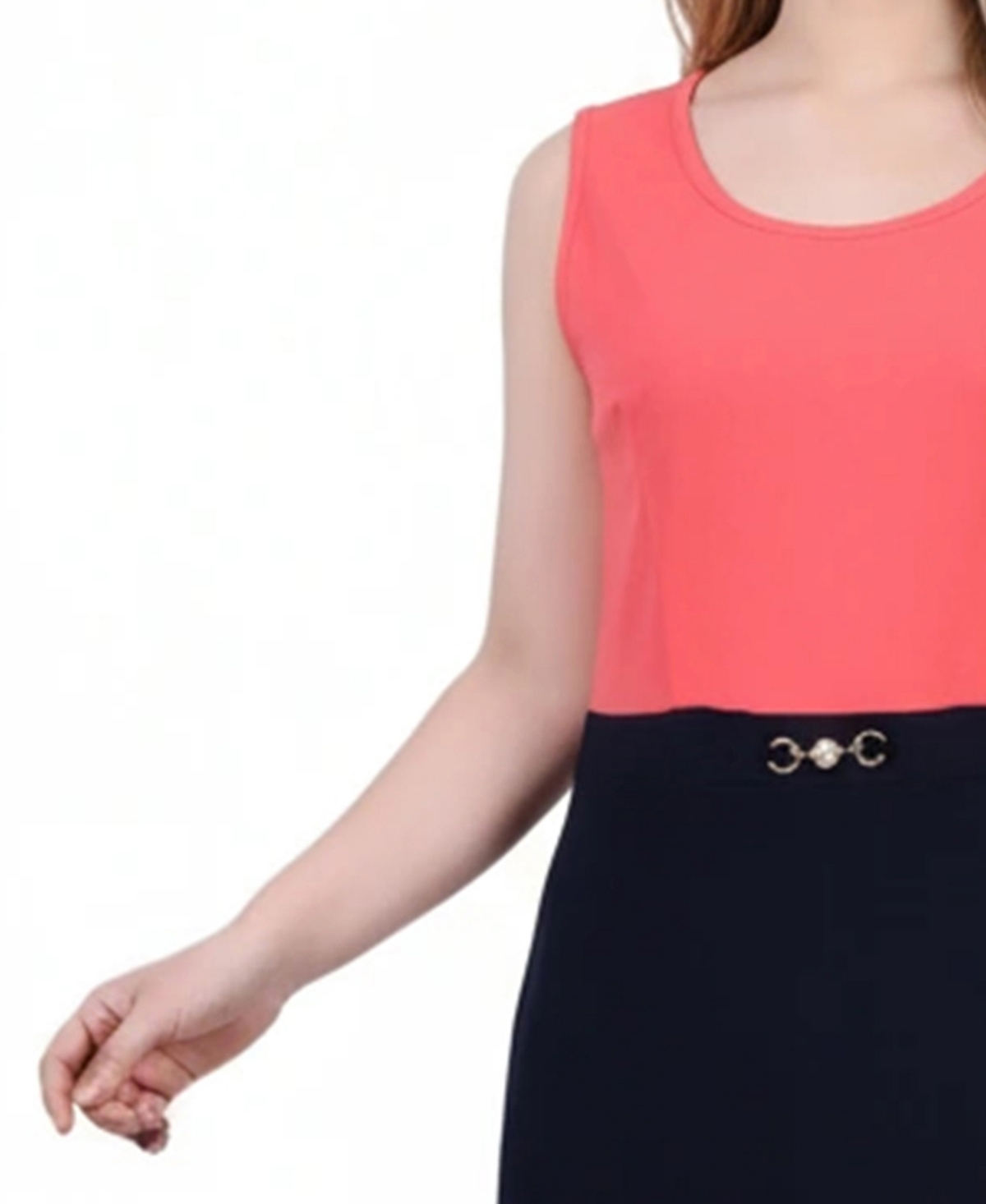 Ny Collection Petite 3/4 Sleeve 2 Piece Dress Set