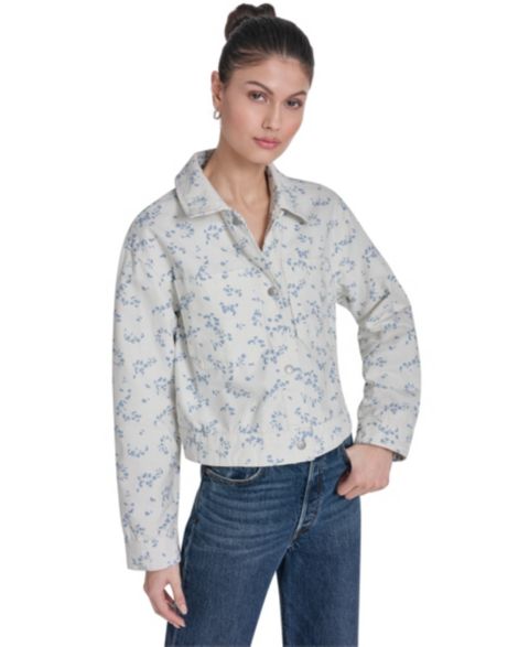 Женские куртки Levi's Women's Laydown Collar Button-Front Jacket