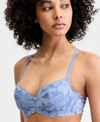 by Wacoal Women's Feeling Famous Balconette Contour Bra & Lace Kiss High-Leg Brief Underwear 