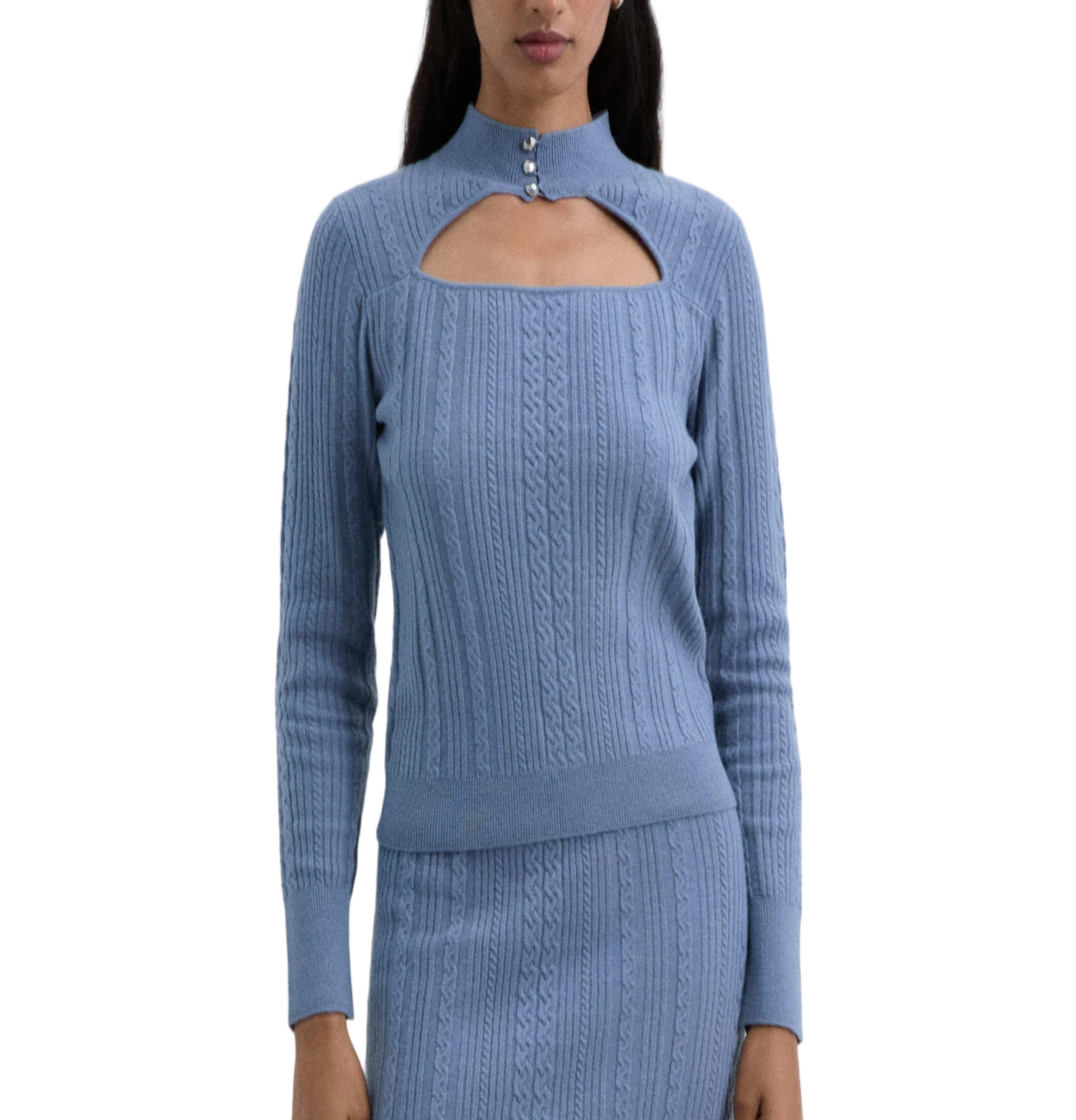 Scalpers Women's Butbraidopenset Jumper