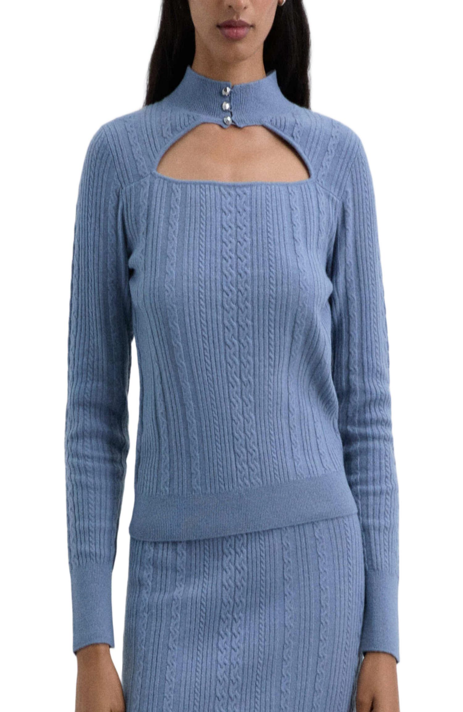 Women's Butbraidopenset Jumper