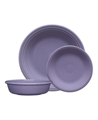 Lavender Classic Rim 3-Piece Place Setting