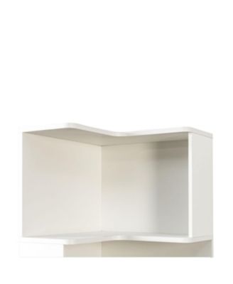 5-Tier Corner Bookshelf with LED Lights