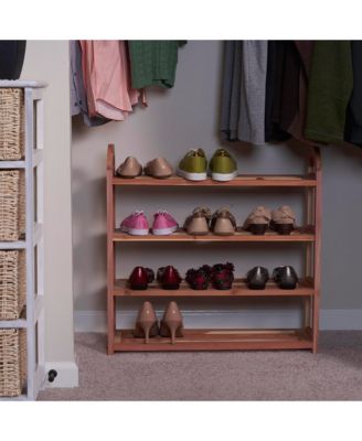 CedarFresh 4-Tier Cedar Shoe Rack