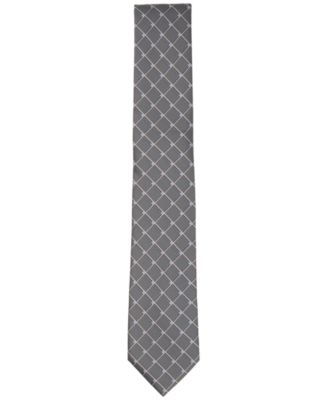 Men's Banks Geometric Pattern Slim Tie