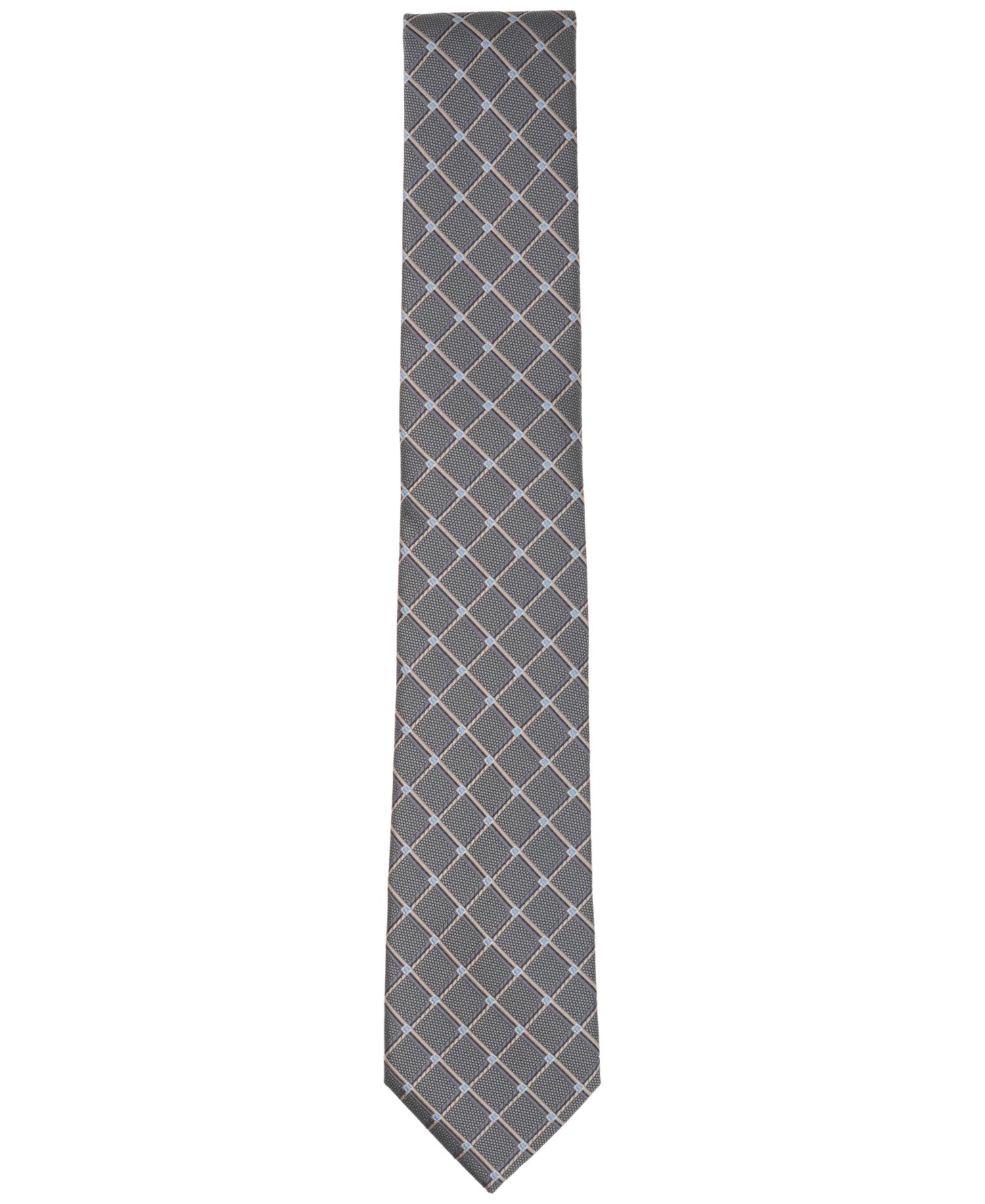 Men's Banks Geometric Pattern Slim Tie