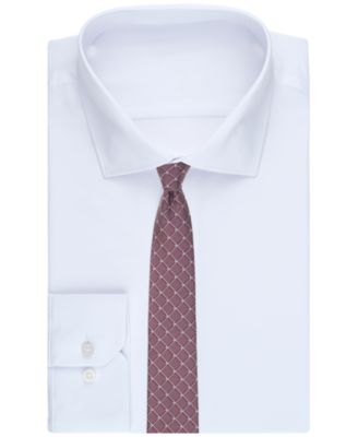 Men's Banks Geometric Pattern Slim Tie