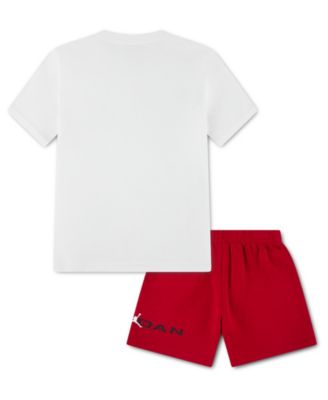 Boys' 4-7X Stretch T-Shirt & Shorts, 2-Piece Set