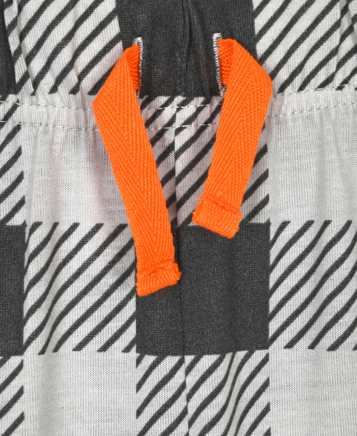 Max & Olivia Boys' Girls' 6-14 Crewneck Top Check Pants, 2-Piece Pajama Set