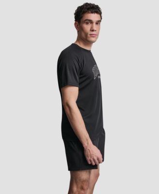 Men's Raglan Short-Sleeve Swim T-Shirt