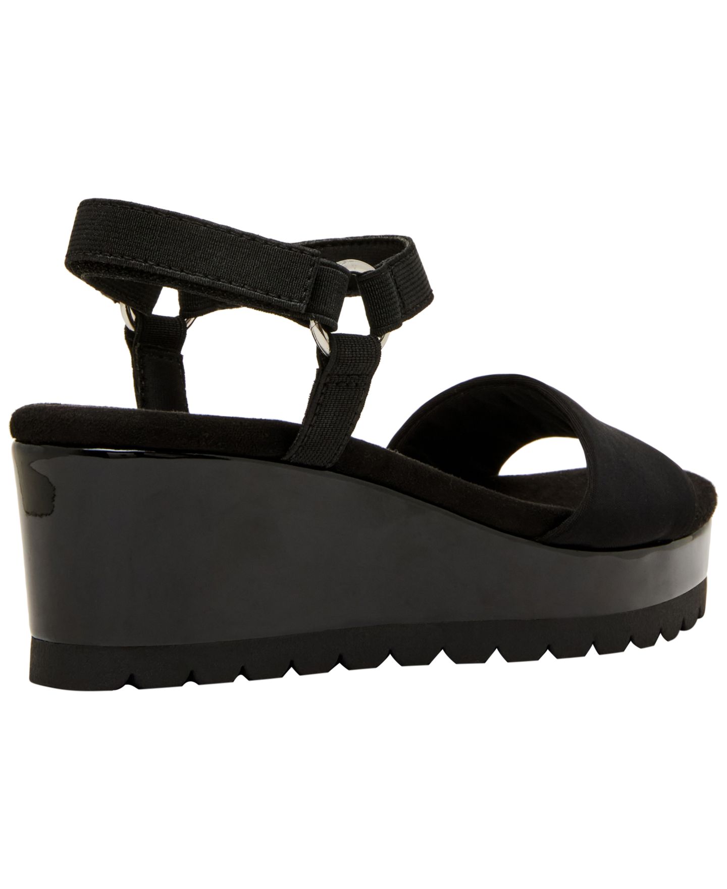 Женские сандалии Anne Klein Natasia Platform Wedge, цвет: Чёрный — фото 6