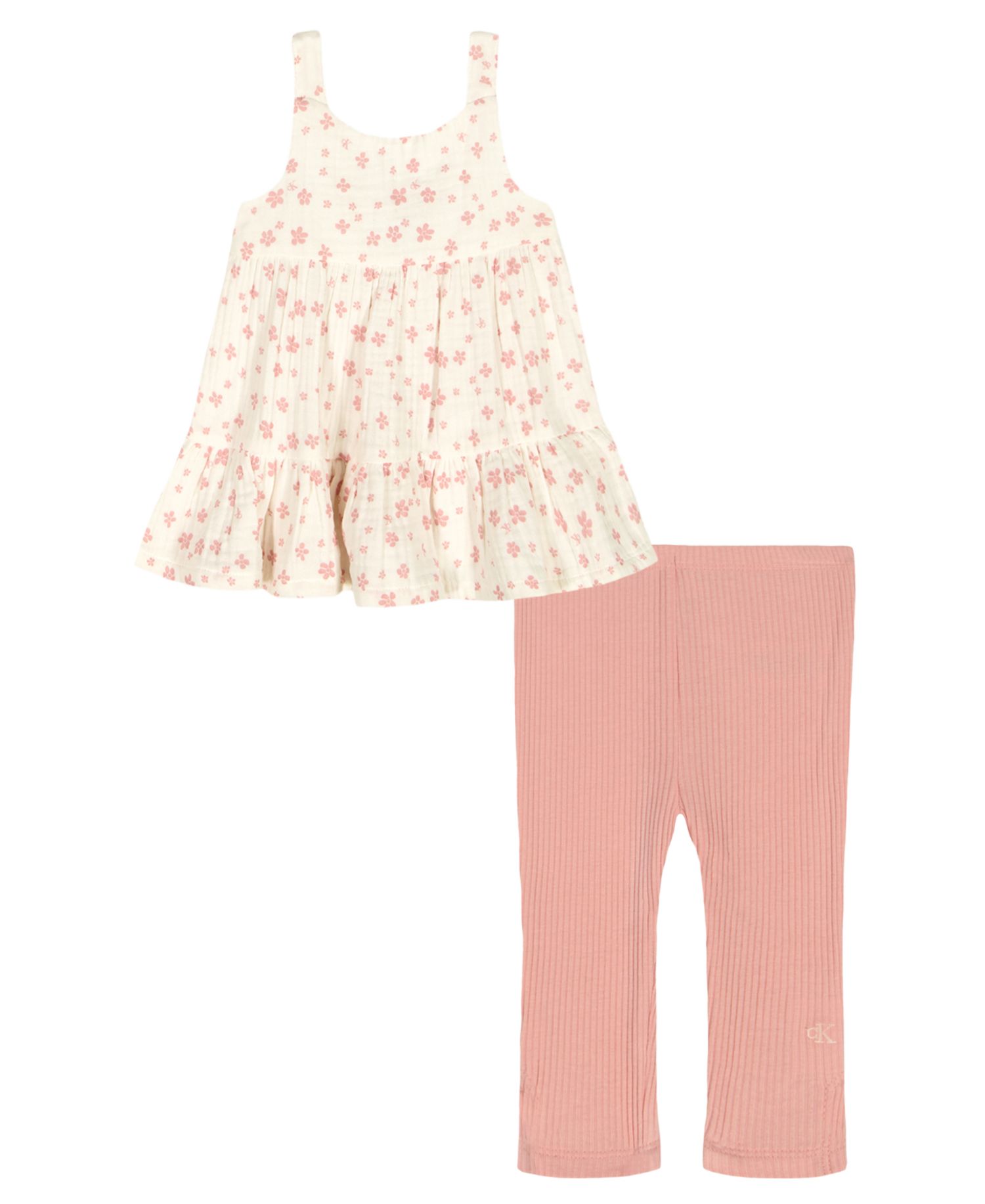 Baby Girls' Tunic Top and Capri Leggings, 2-Piece Set