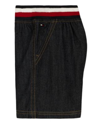 Baby Boys' Polo Collar T-Shirt & Ribbed Waistband Shorts, 2-Piece Set