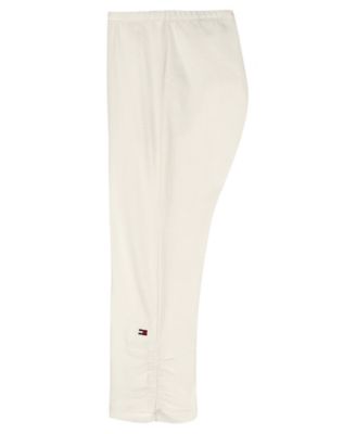 Baby Girls' Round Neck Top & Cropped Length Pants, 2-Piece Set