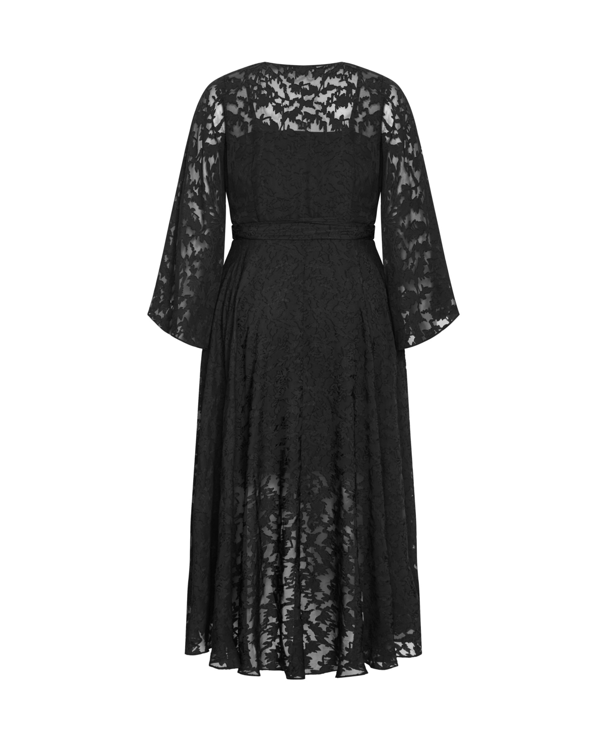 City Chic Women's Fleetwood Jacquard Maxi Dress