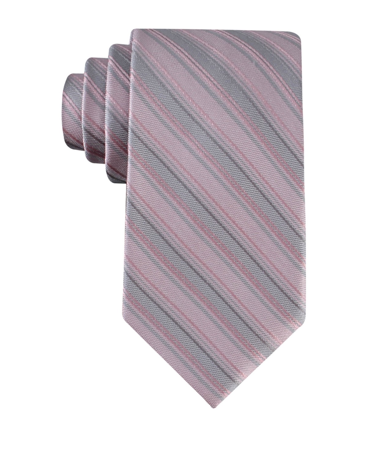 Мужские Calvin Klein Men's Silk Classic Striped Tie — фото 1